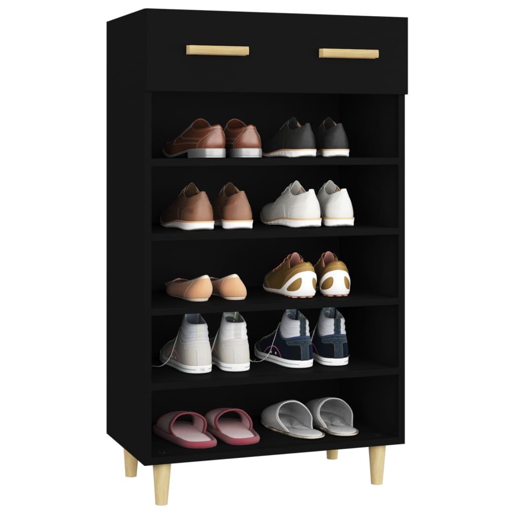 Schuhschrank mit Regal Altholz 60 x 35 x 105 cm Holzwerkstoff