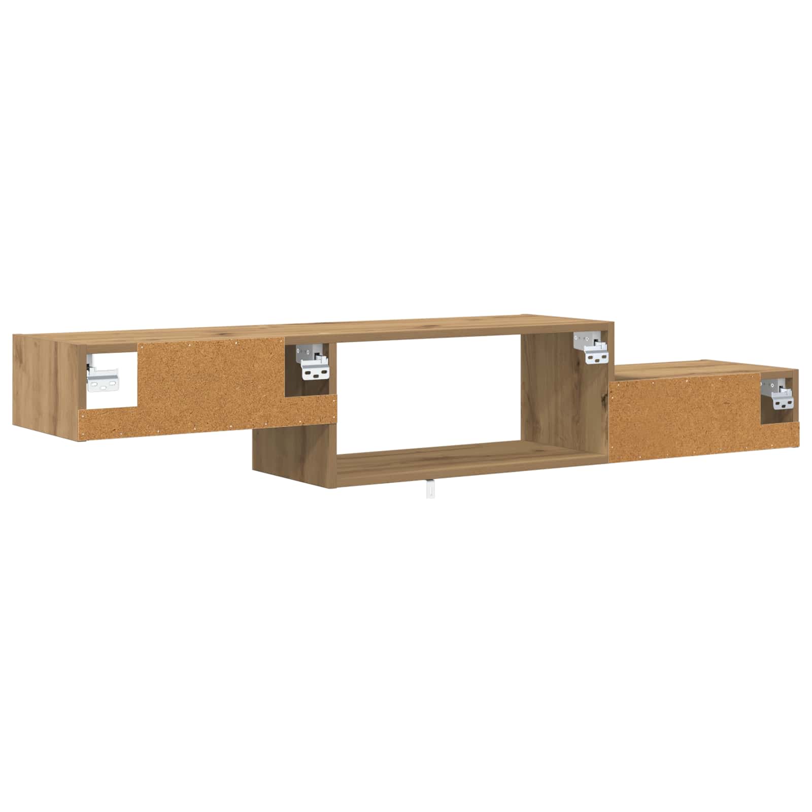 Wandmontierter TV-Schrank Wandhalterung Weiß 150 x 28 x 26 cm
