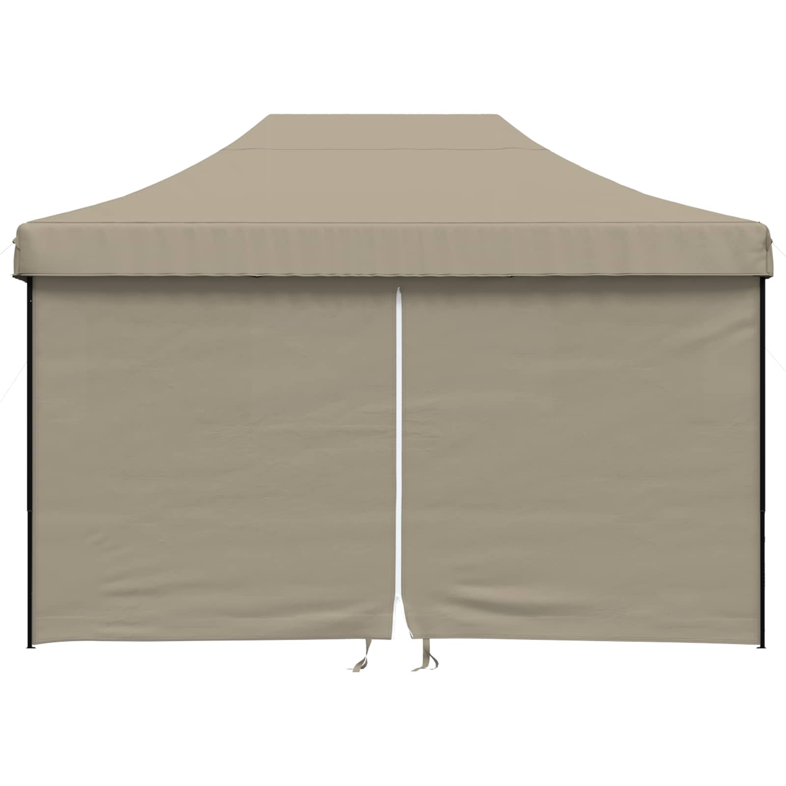 Partyzelt Faltbar Pop-Up Beige 410x279x315 cm