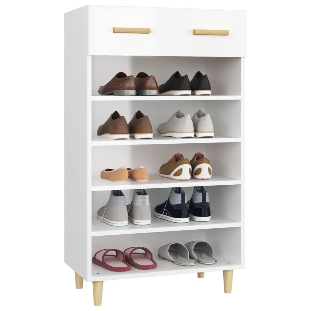 Schuhschrank mit Regal Altholz 60 x 35 x 105 cm Holzwerkstoff