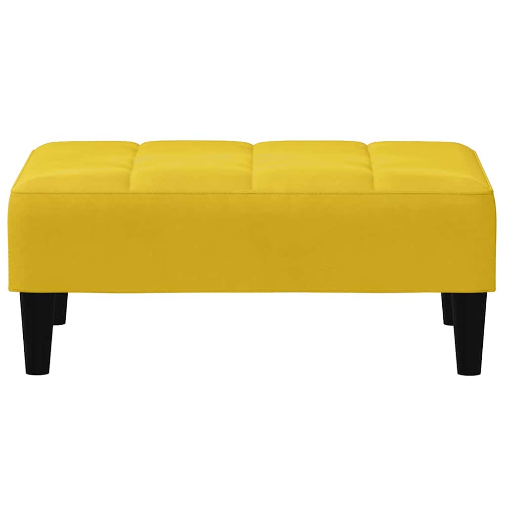 Fußhocker Blau 77x55x31 cm Samt