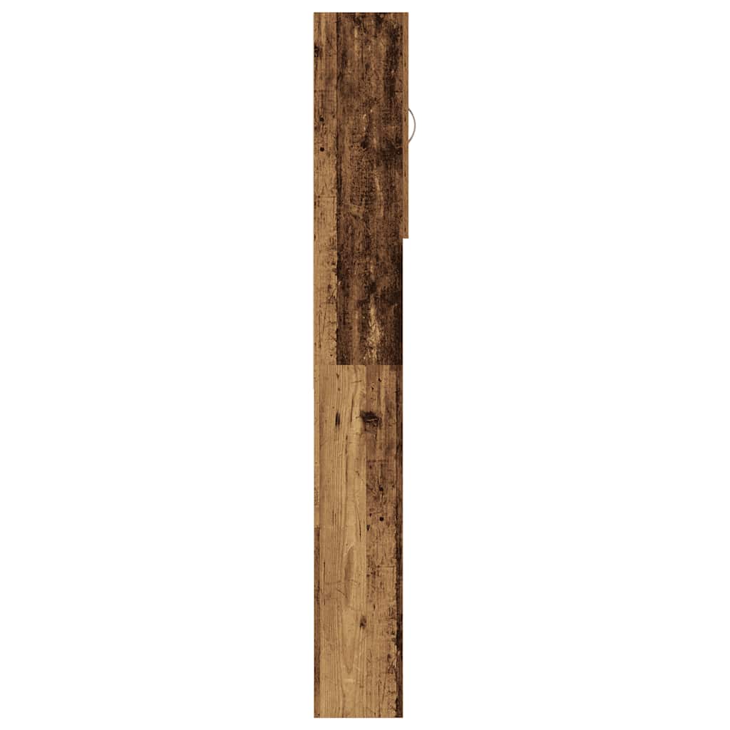Waschmaschinenschrank Weiß 64x25,5x190 cm