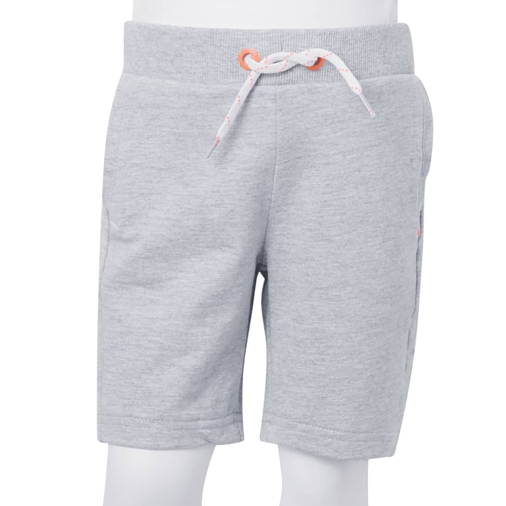 Kindershorts mit Kordelzug Dunkelblau Melange 140