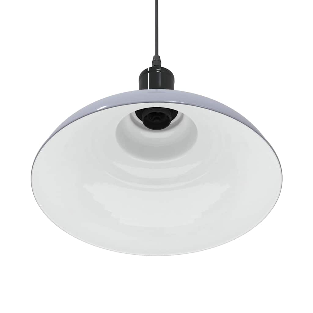 Pendelleuchte Höhenverstellbar E27 Schwarz Glänzend Ø 31 cm