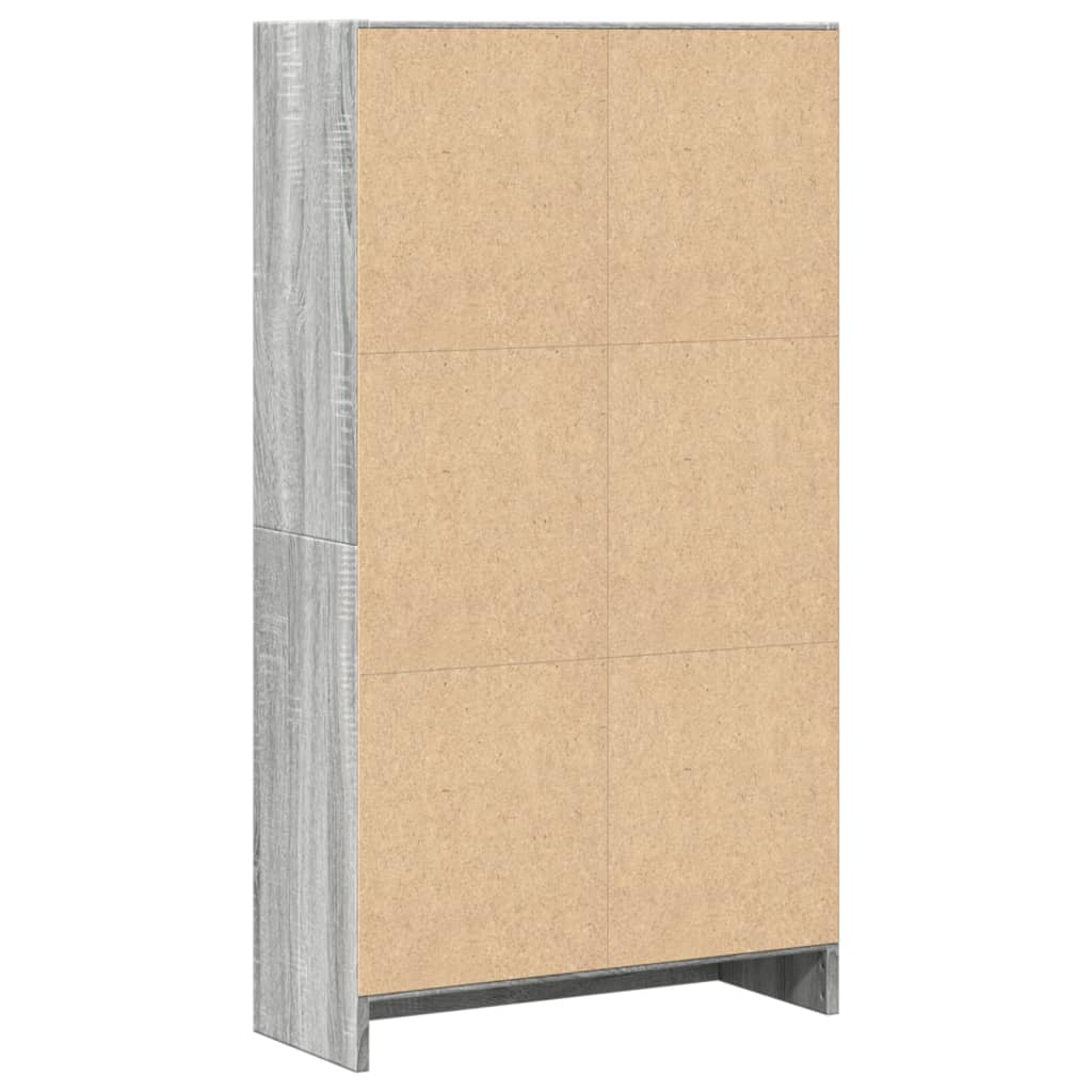 Bücherregal Weiß 40x24x75 cm Holzwerkstoff