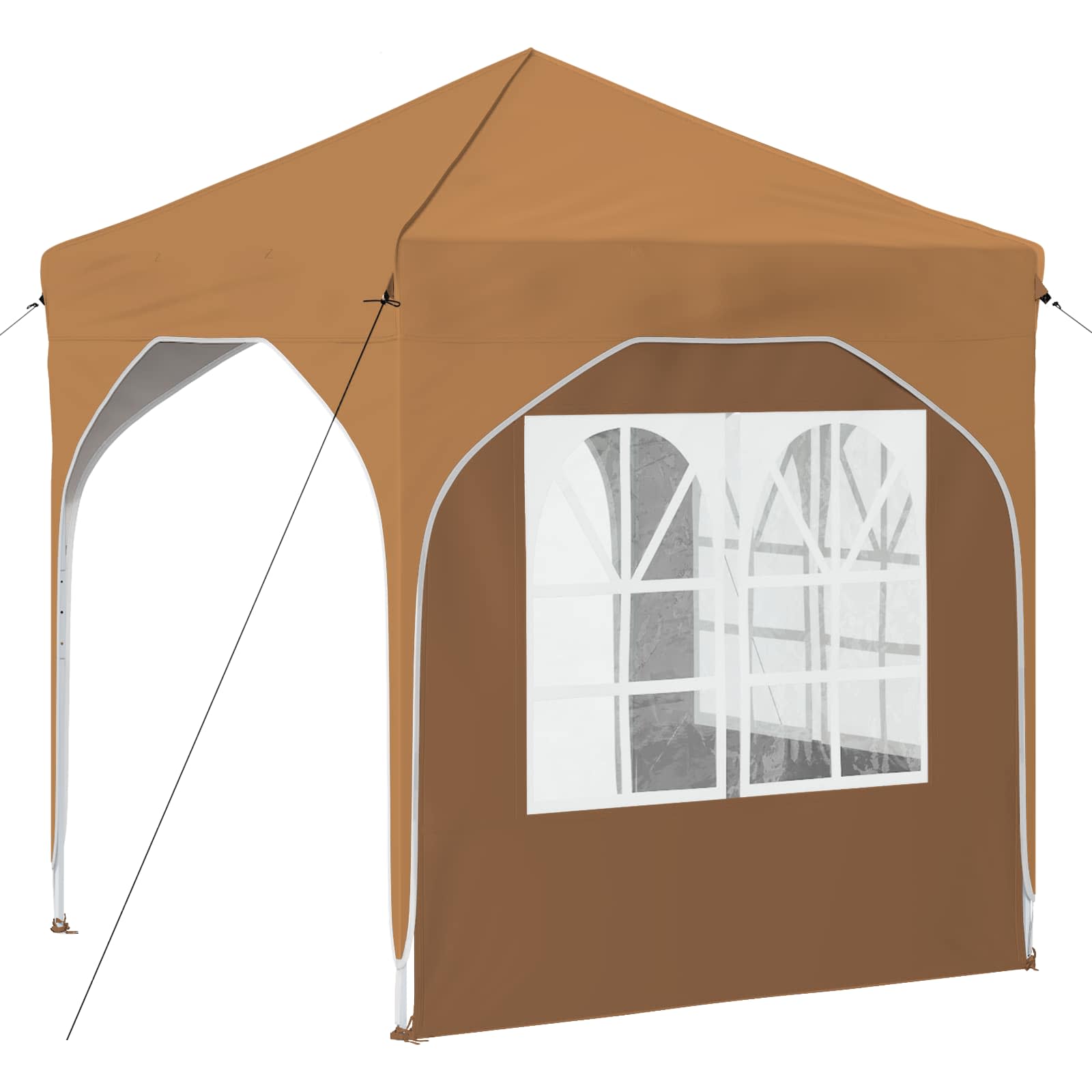 Pop-up Partyzelt 194 x 194 x 245 cm Creme