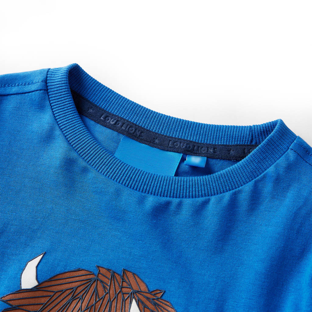 Kinder-Langarmshirt Dunkelrot 140