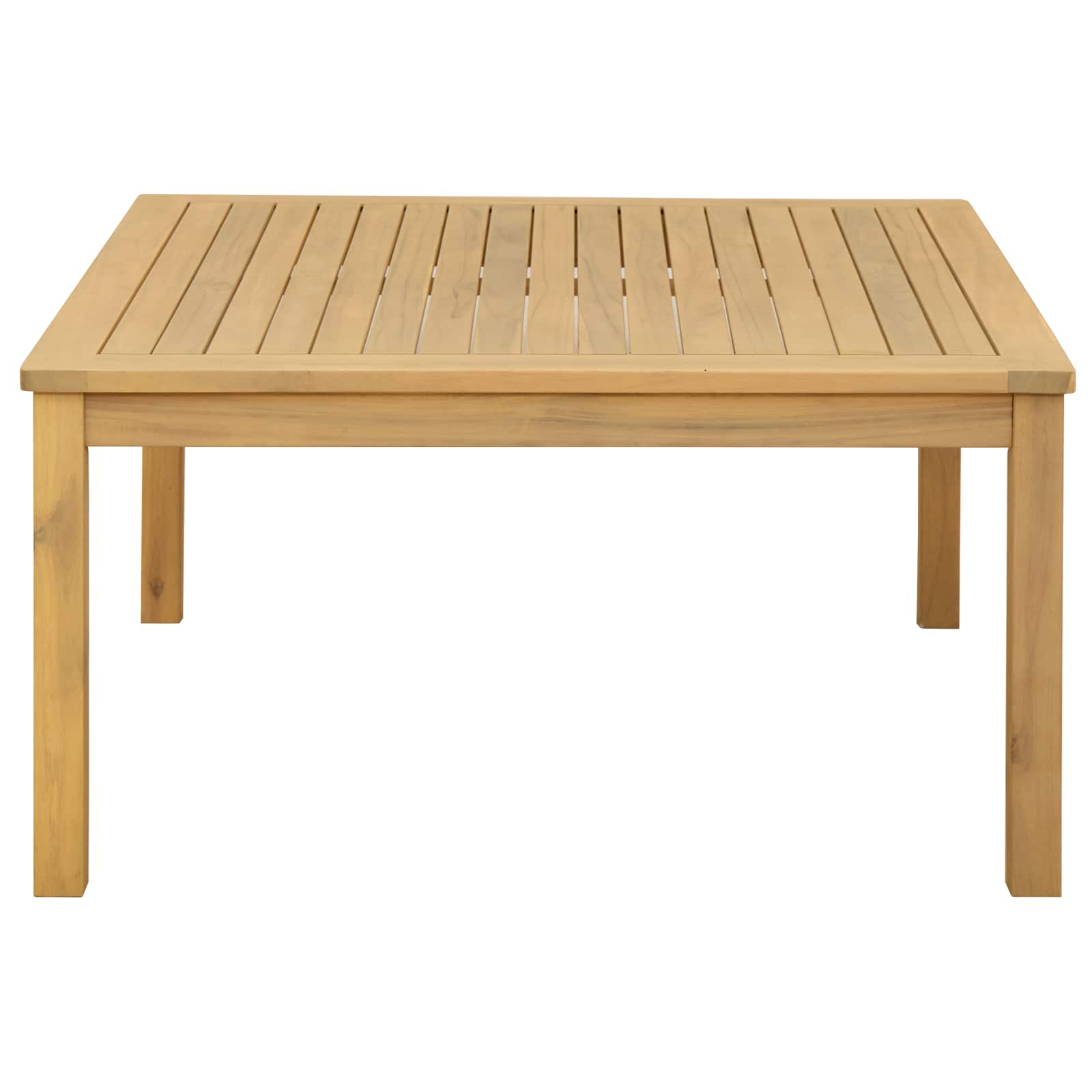 Couchtisch Helles Akazienholz 45 x 45 x 36 cm Massivholz Akazie