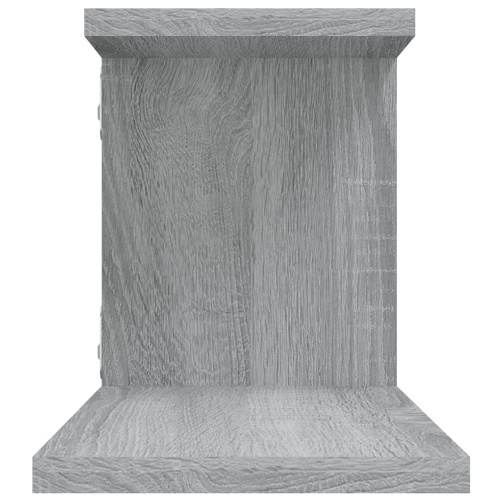 TV-Wandregal Weiß 125x18x23 cm Holzwerkstoff