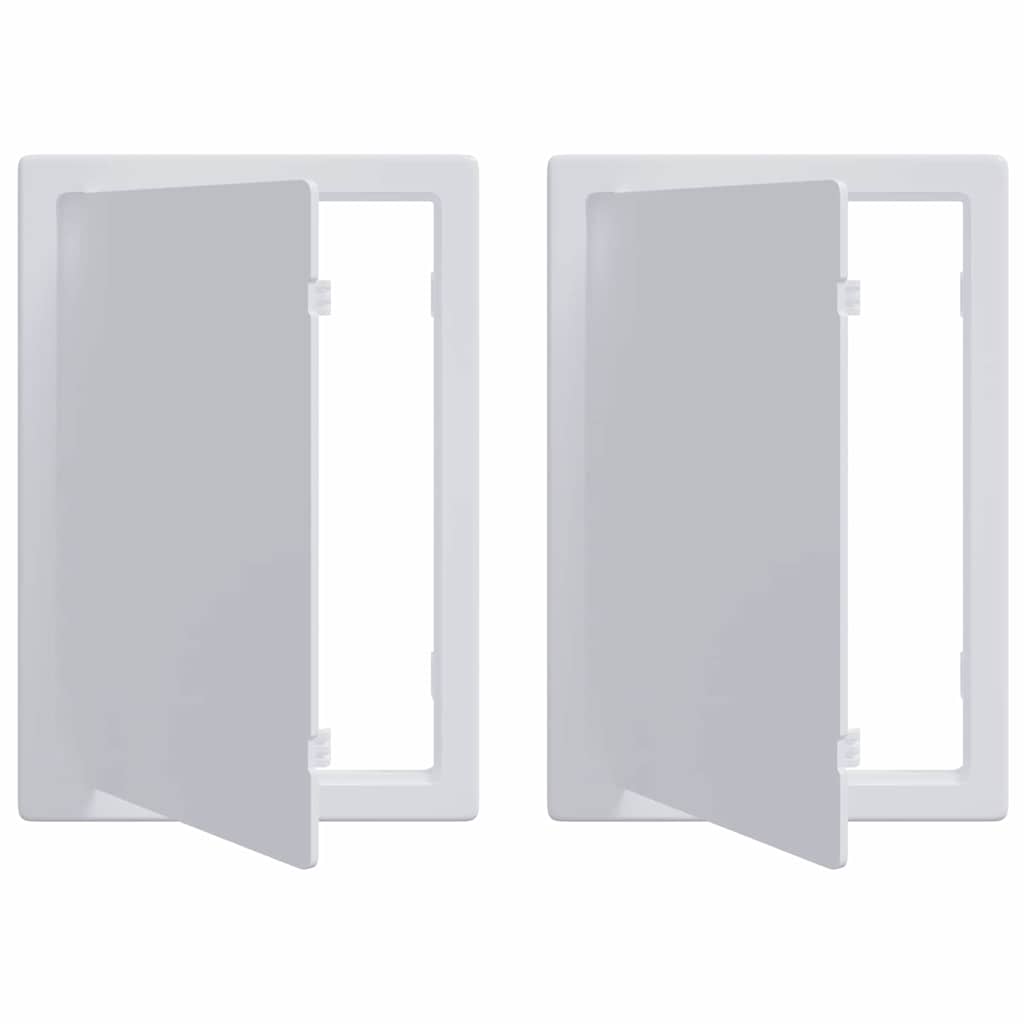 Zugangspanels 2 pcs Weiß 15 x 15 cm ABS Kunststoff