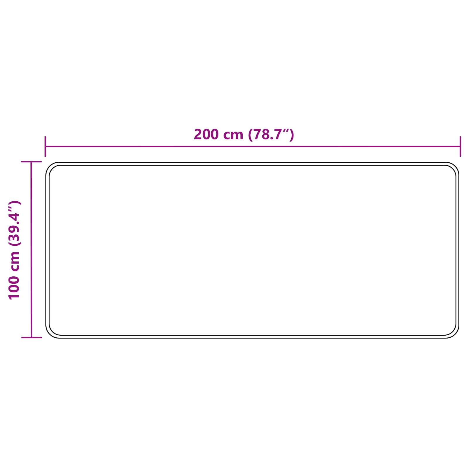 Teppich Waschbar Mehrfarbig 160x230 cm