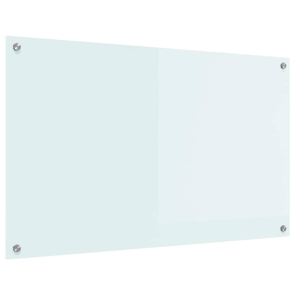 Küchenrückwand 2 pcs Weiß 70 x 40 cm Gehärtetes Glas
