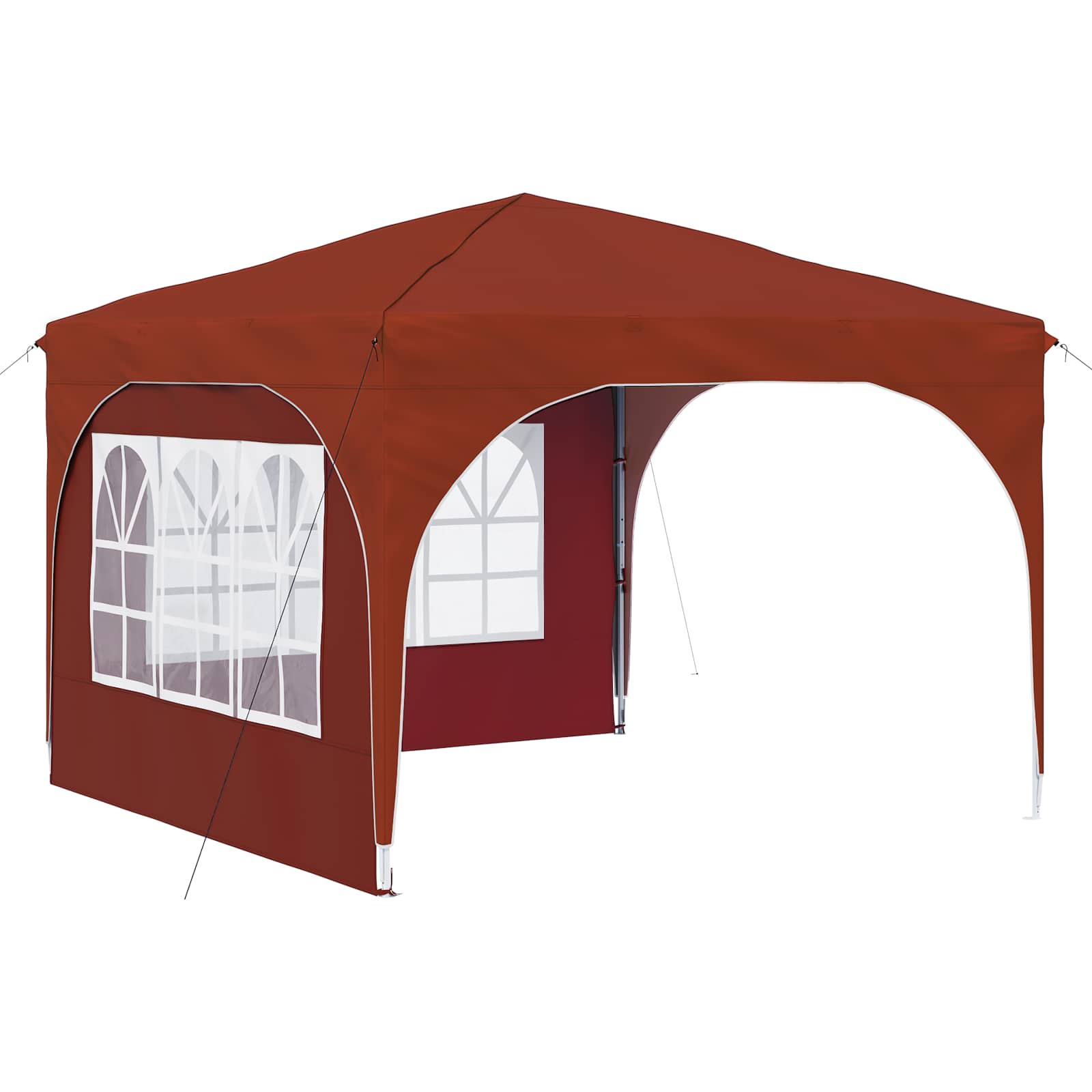 Pop-up Partyzelt 290 x 290 x 245 cm Creme