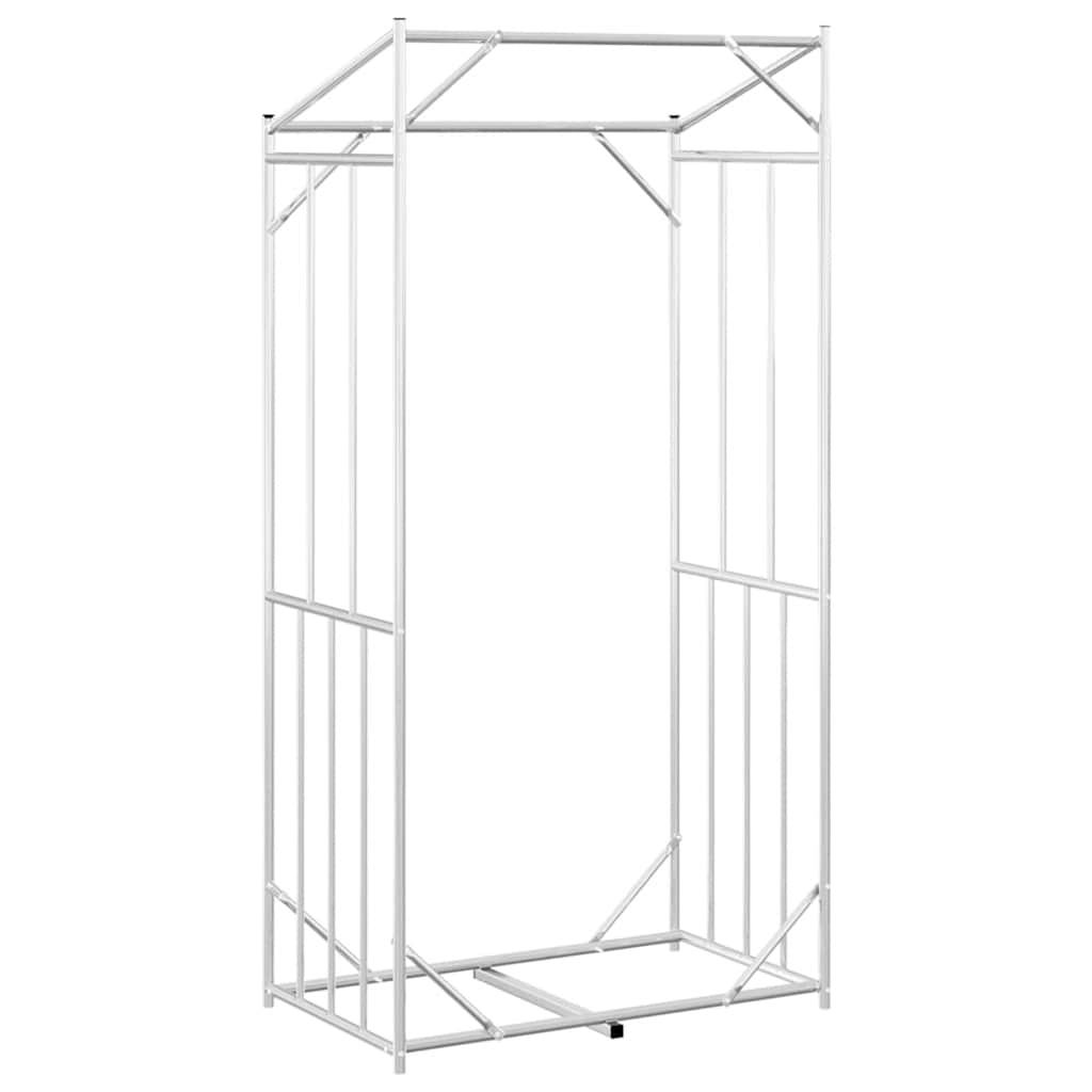 Brennholzregal mit Regenschutz 100,5x40,5x110,5 cm