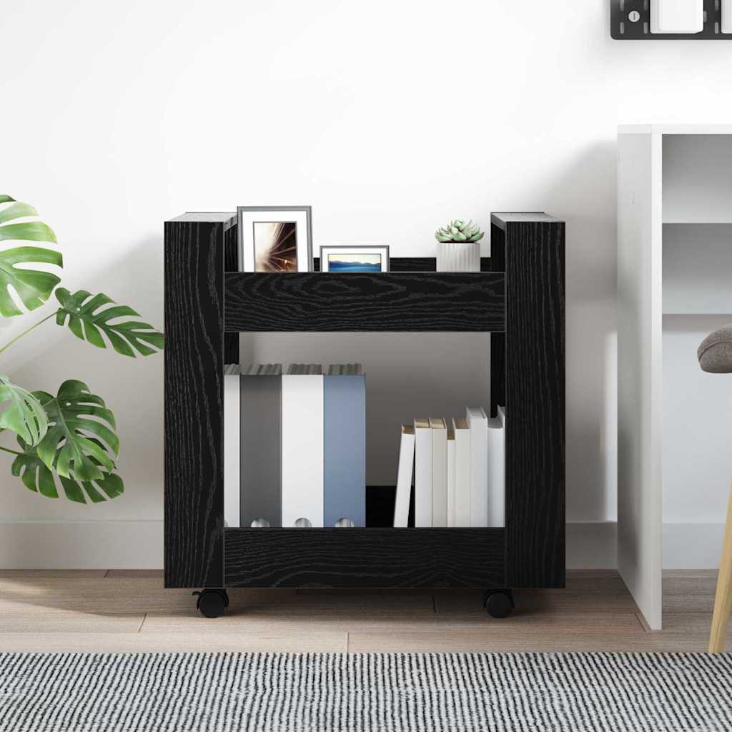 Bürowagen Weiß 60x45x60 cm Holzwerkstoff