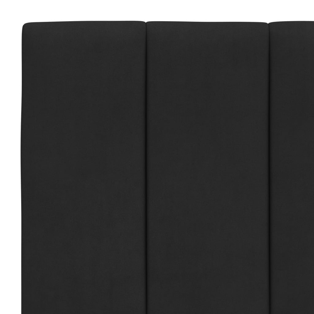 Bett mit Matratze "Hanko" Hellgrau 80x200 cm Samt