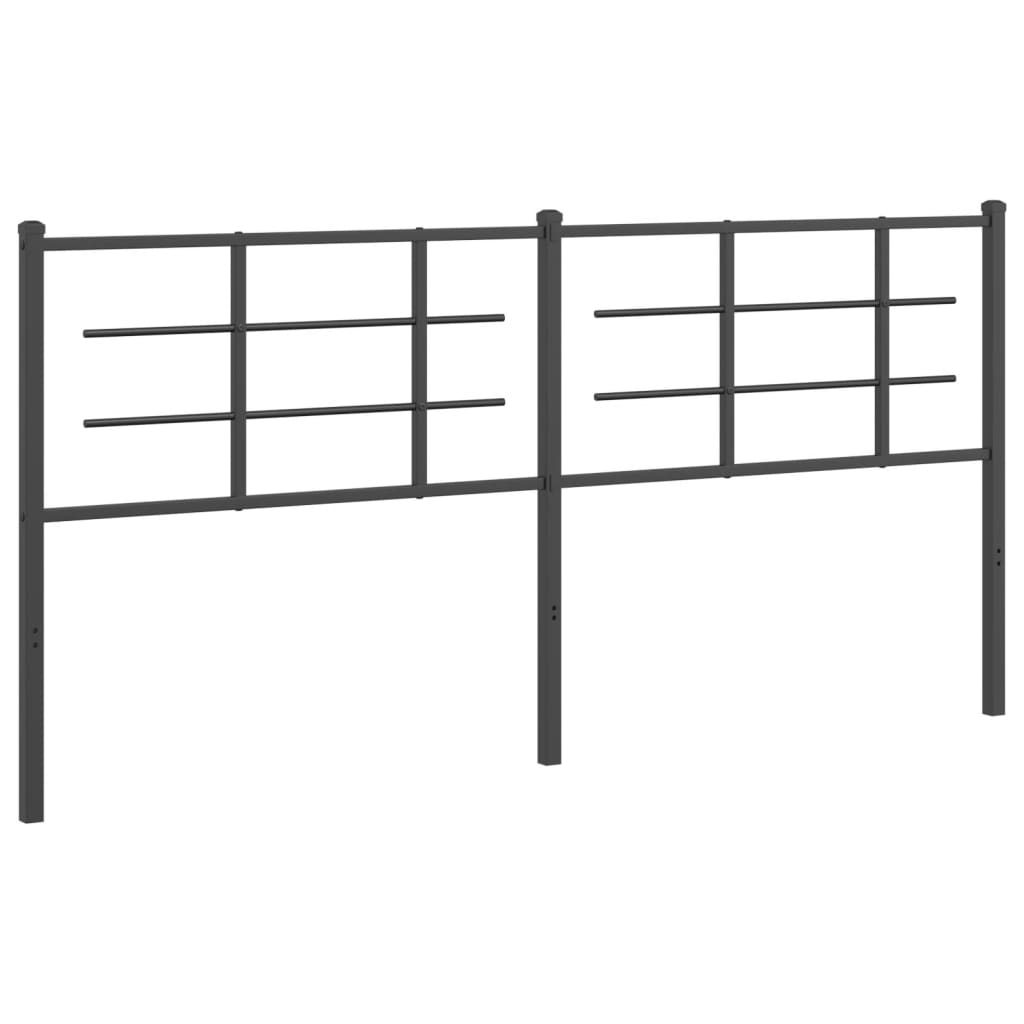 Ersatz-Kopfteil Metall Weiß 100 cm