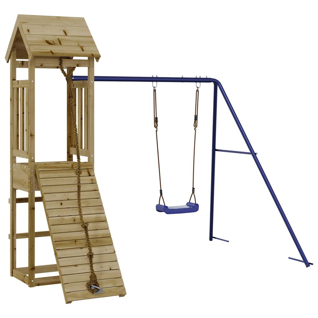 Spielturm Massivholz Kiefer