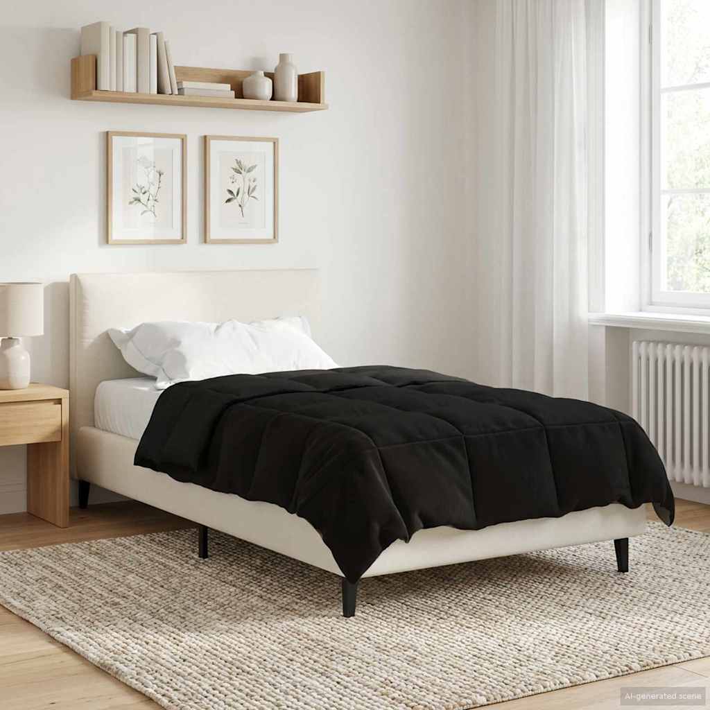 Ganzjahresbettdecke Anthrazit 135 x 200 cm Mikrofaser