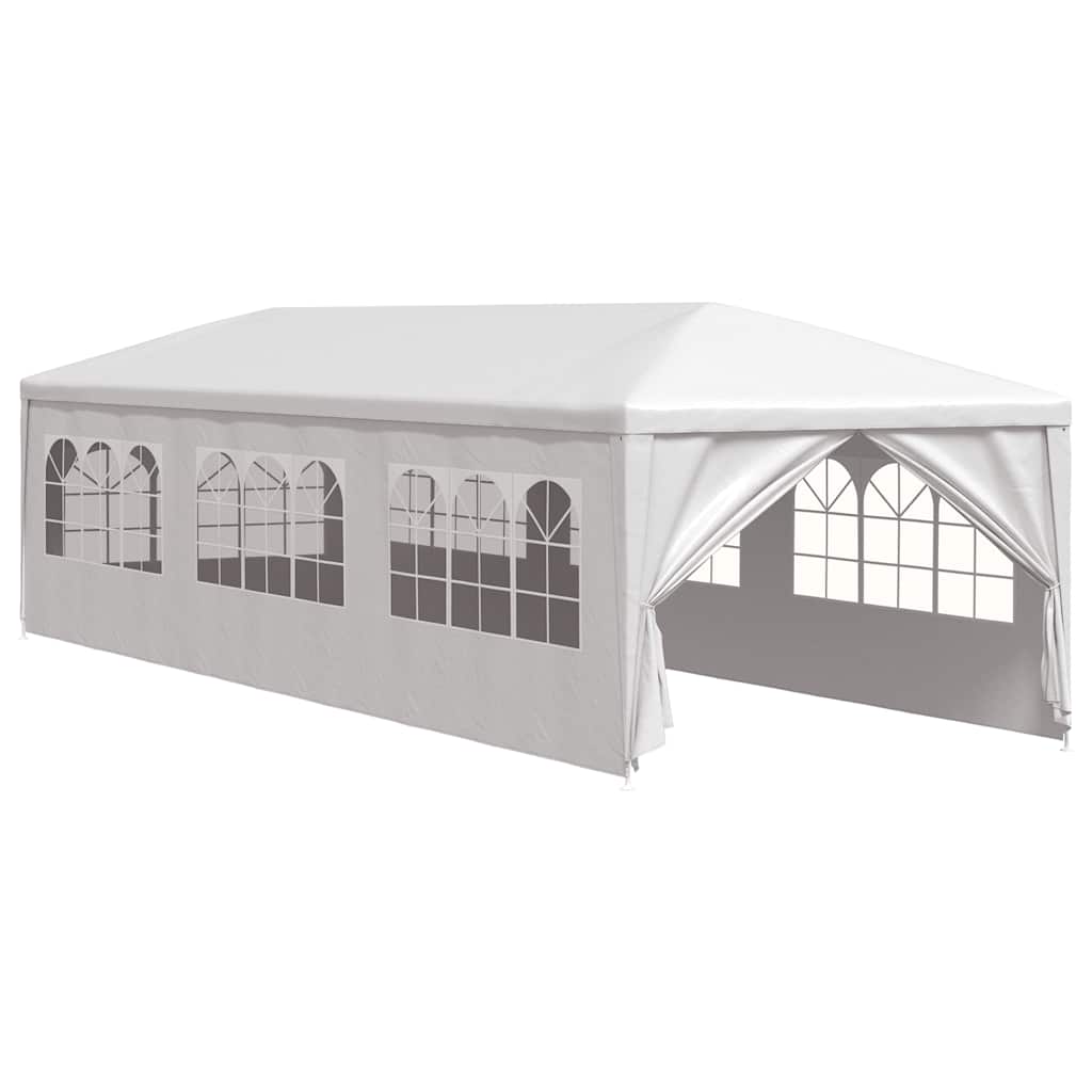 Party-Zelt 400 x 300 x 255 cm Rot PE und Stahl