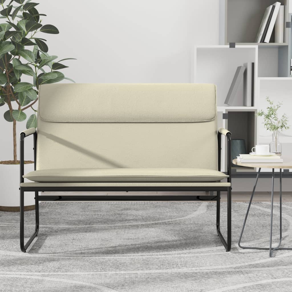 Sitzbank Grau 100x64x80 cm Kunstleder