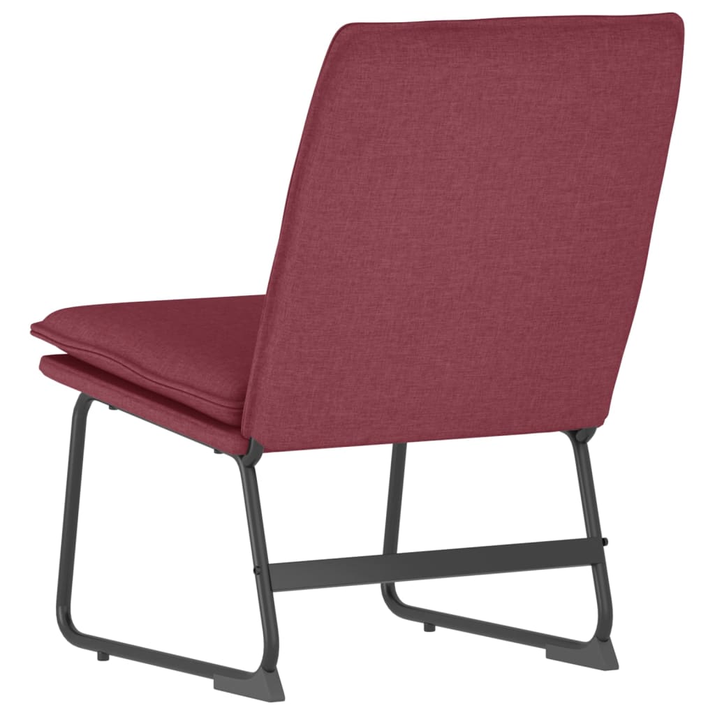 Loungesessel Hellgrau 52x75x76 cm Stoff