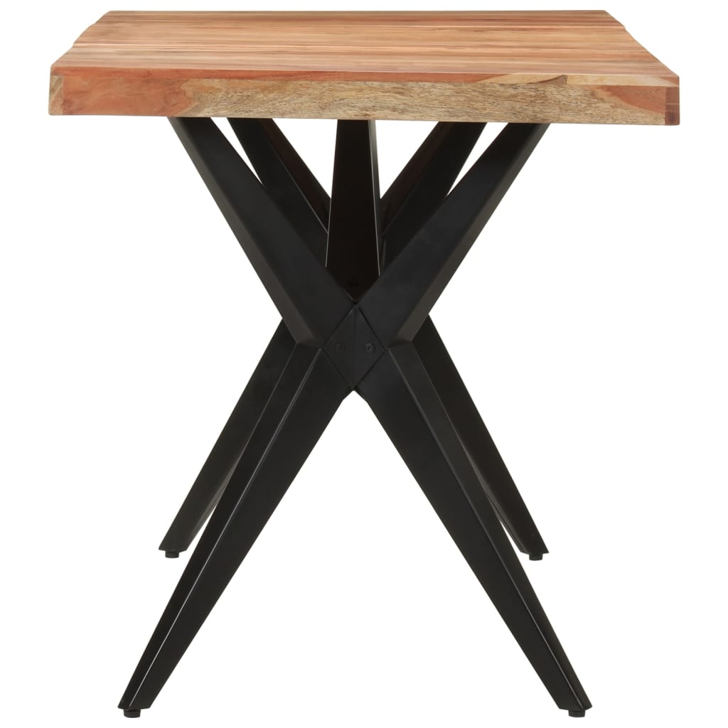 Esstisch 160x80x76 cm Massivholz Akazie