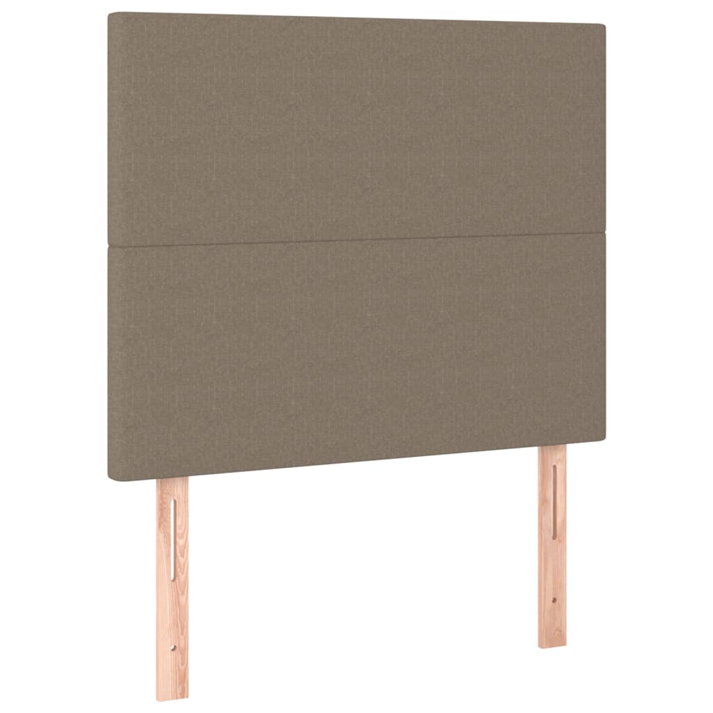 Kopfteil Hellgrau 80x5x118/128 cm Stoff