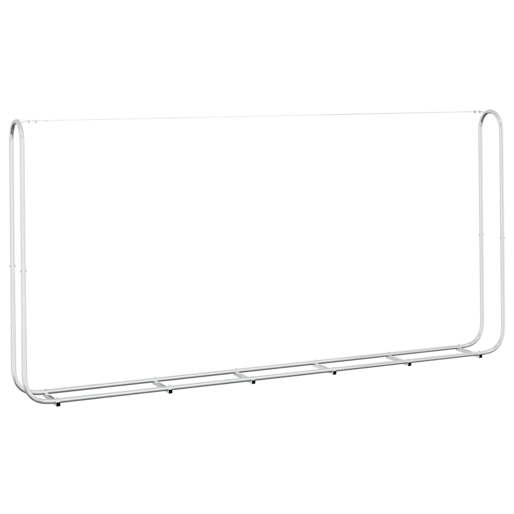 Kaminholzregal 100x25x150 cm Stahl verzinkt