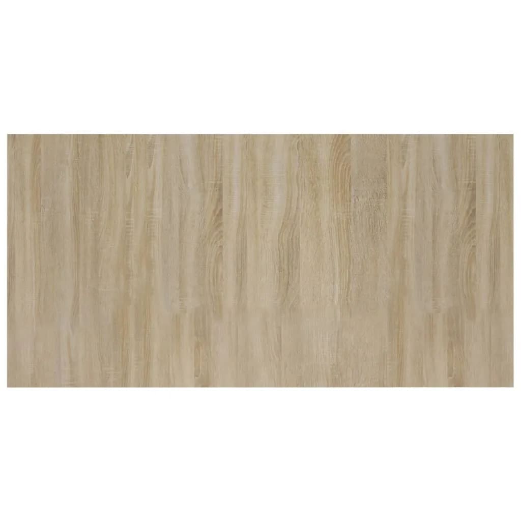 Kopfteil mit Nachttischen Weiß Holzwerkstoff