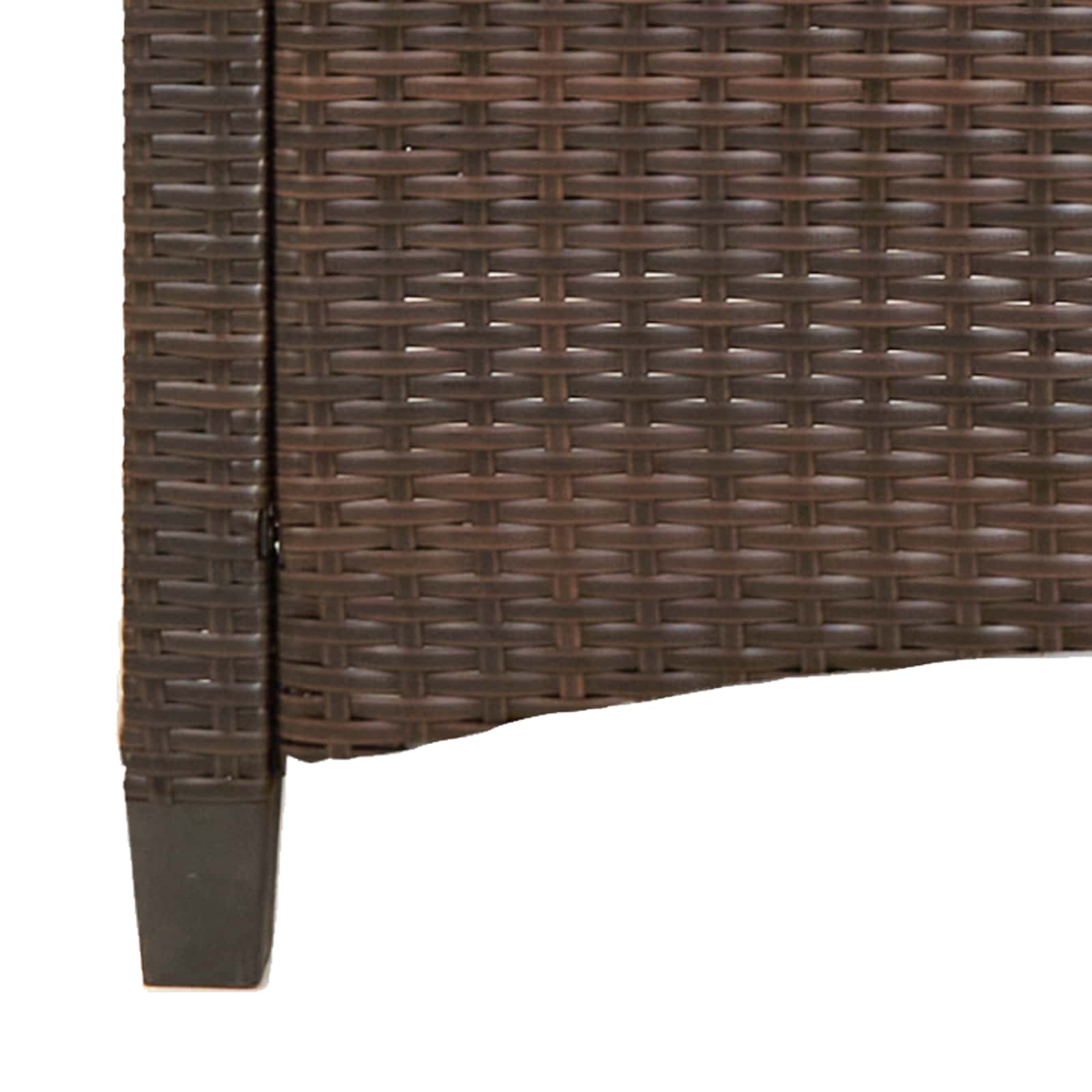 Gartenbank Schwarz 105 x 60 x 112 cm Stahl und Polyester
