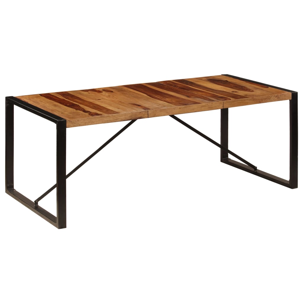 Esstisch 220x100x75 cm Massivholz Akazie