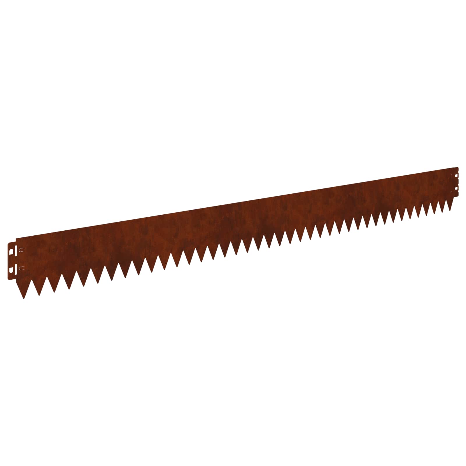 Raseneinfassung 10 pcs 103 x 10 cm Stahl Schwarz