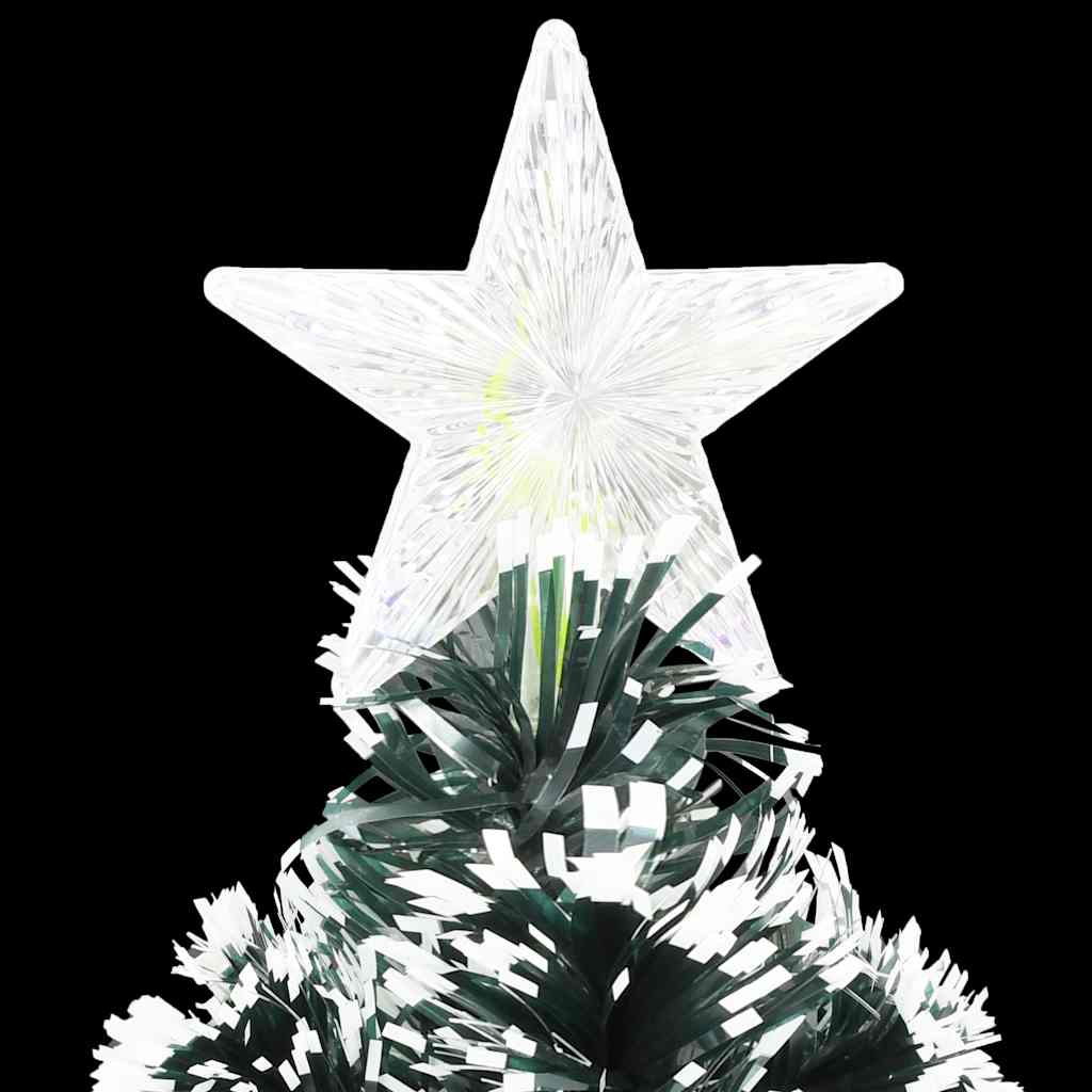 Vorbeleuchteter Weihnachtsbaum mit Ständer und LED 150 cm Glasfaser