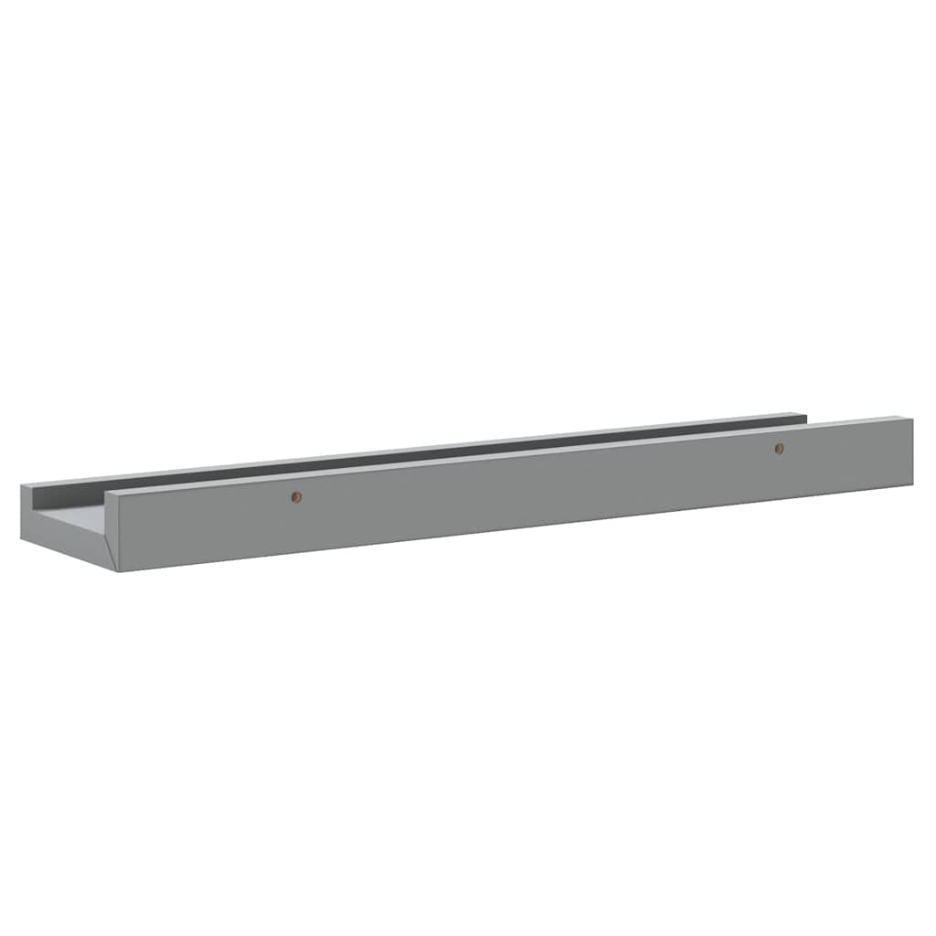 Bilderleisten 2 Stk. Weiß 80x9x3 cm MDF