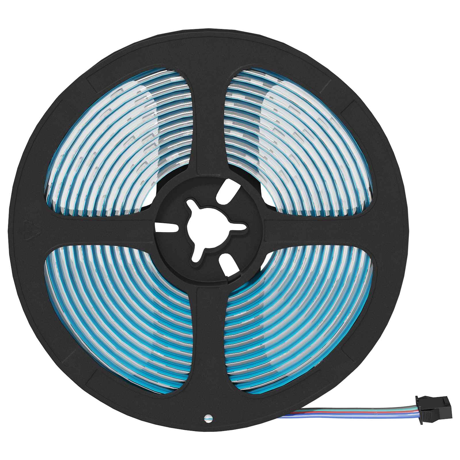 LED Streifen 2 pcs Schwarz und Transparent 3000 mm