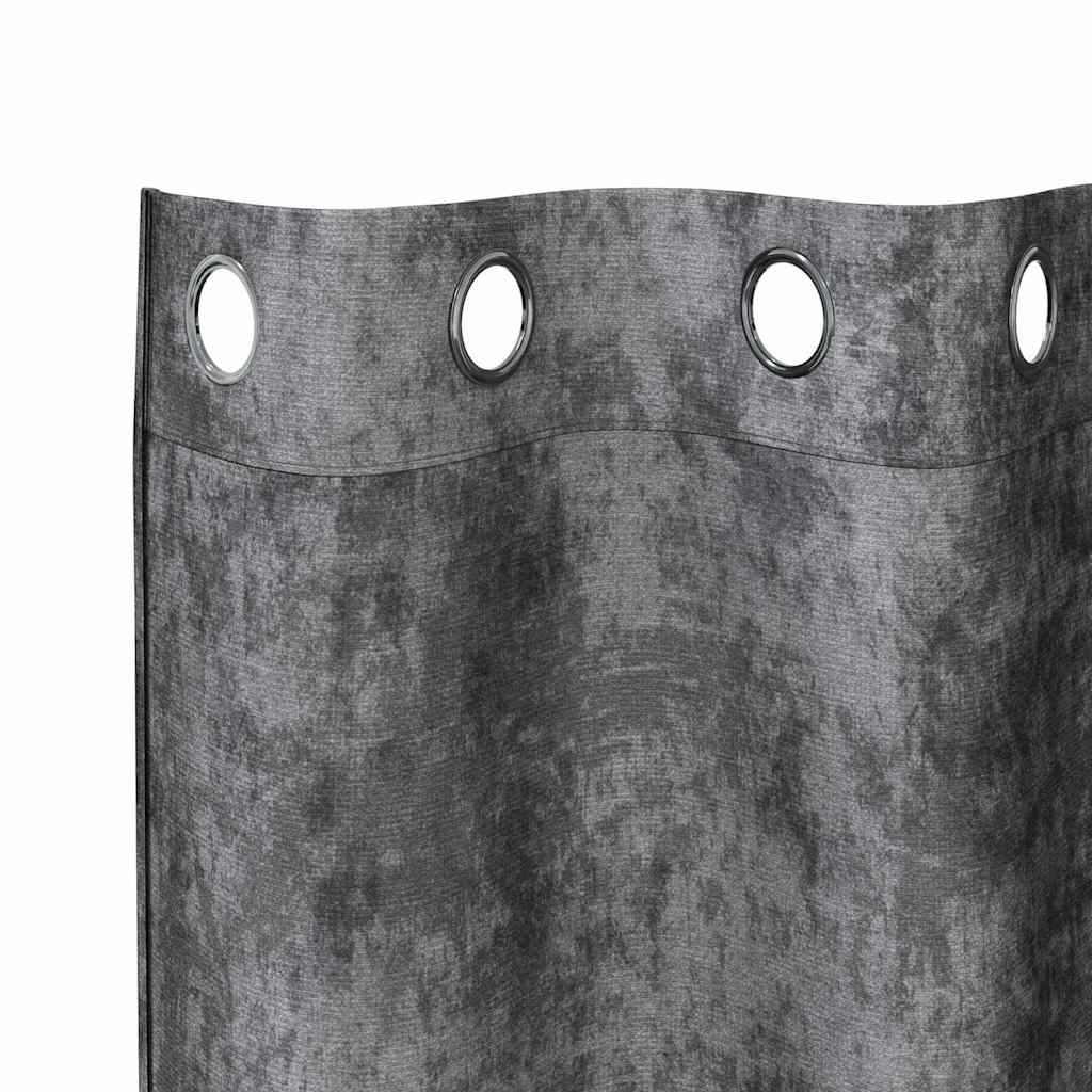 Samtvorhänge mit Vorhängen 2 pcs Weinrot 140 x 140 cm Samt
