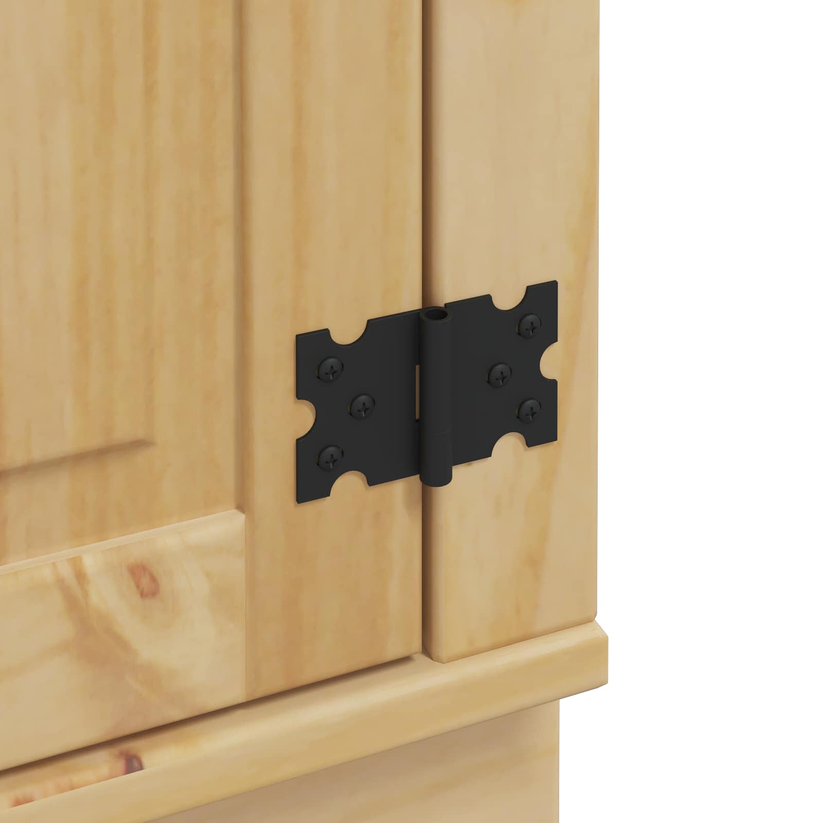 Schrank SKI Honigbraun 60 x 46 x 81,5 cm Massives Kiefernholz