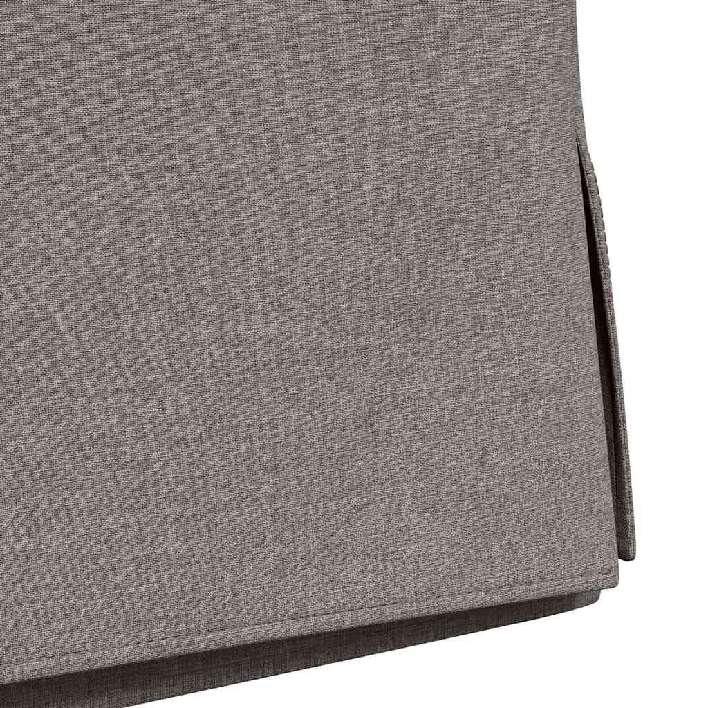 Esszimmerstühle 2 pcs Hellgrau 57 x 67 x 98 cm Stoff