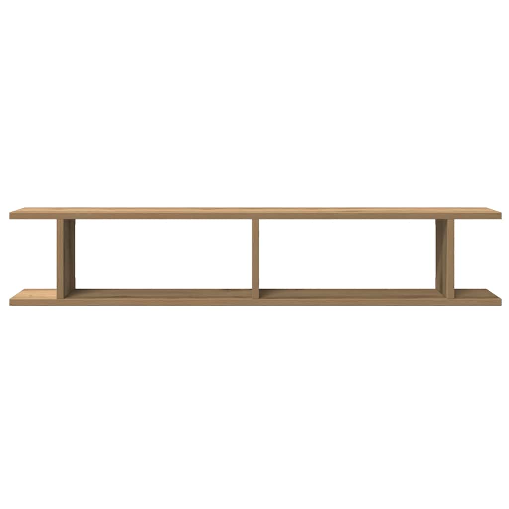 Wandregale 2 Stk. Weiß 75x18x20 cm Holzwerkstoff