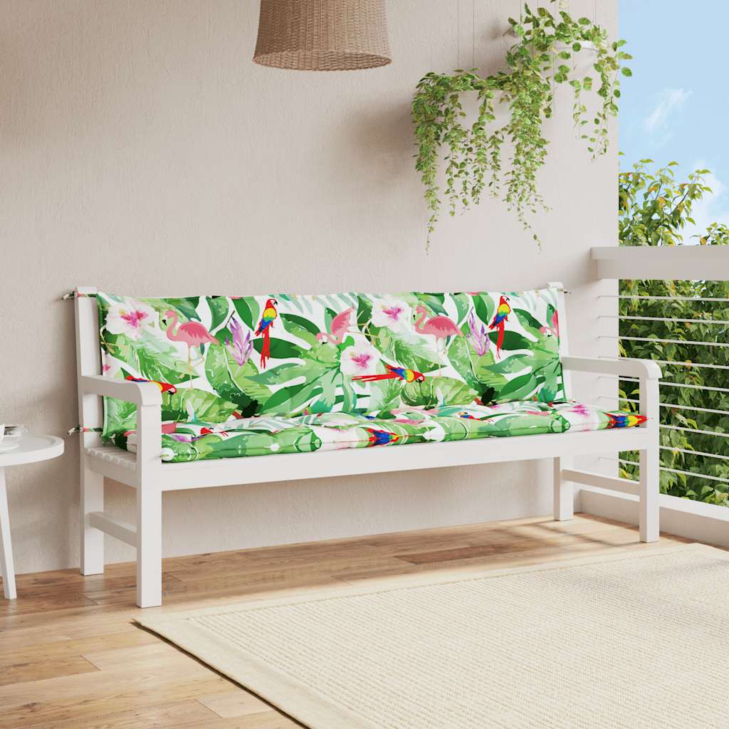 Gartenbank-Auflage Anthrazit 100x(50+50)x7 cm Oxford-Gewebe