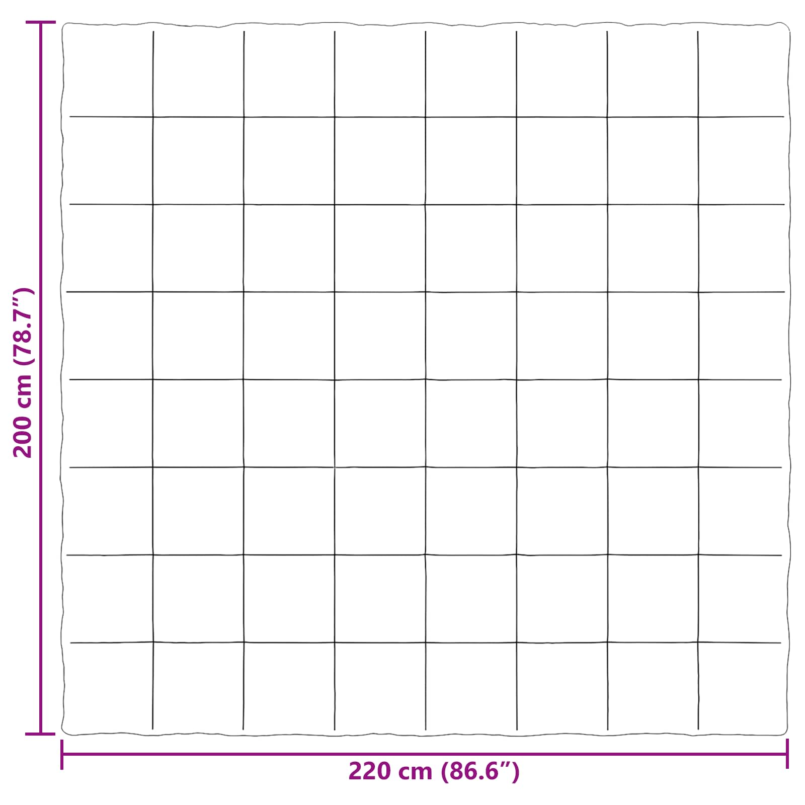 Ganzjahresbettdecke Anthrazit 135 x 200 cm Mikrofaser