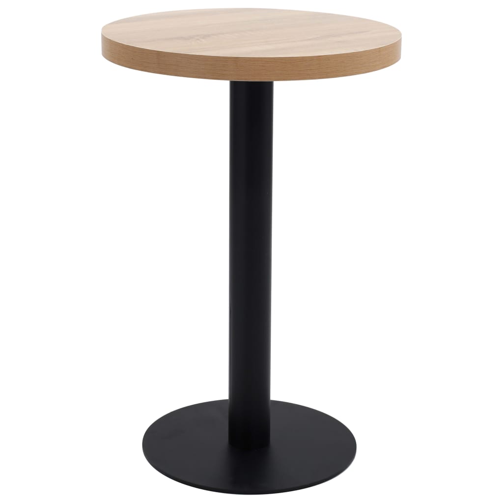 Bistrotisch Hellbraun 40 cm MDF