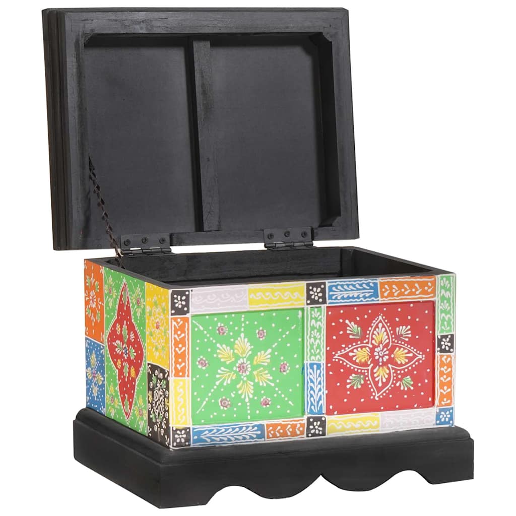 Aufbewahrungsbox Mehrfarbig 60 x 40 x 40 cm Massivholz Mango