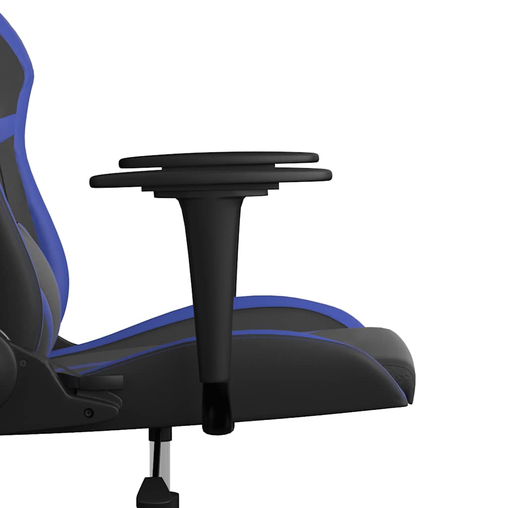 Gaming-Stuhl mit Massagefunktion Schwarz und Grün Kunstleder