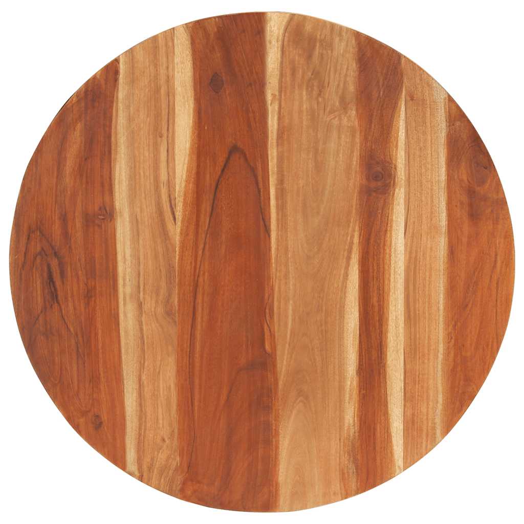 Tischplatte Massivholz Akazie Rund 15-16 mm 40 cm