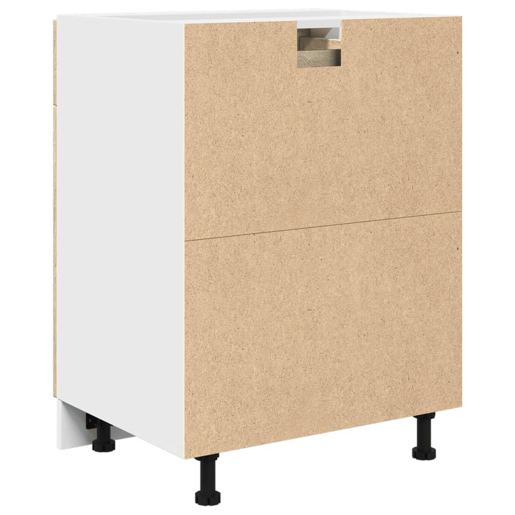 Unterschrank Lyon Weiß 60x46x81,5 cm Holzwerkstoff