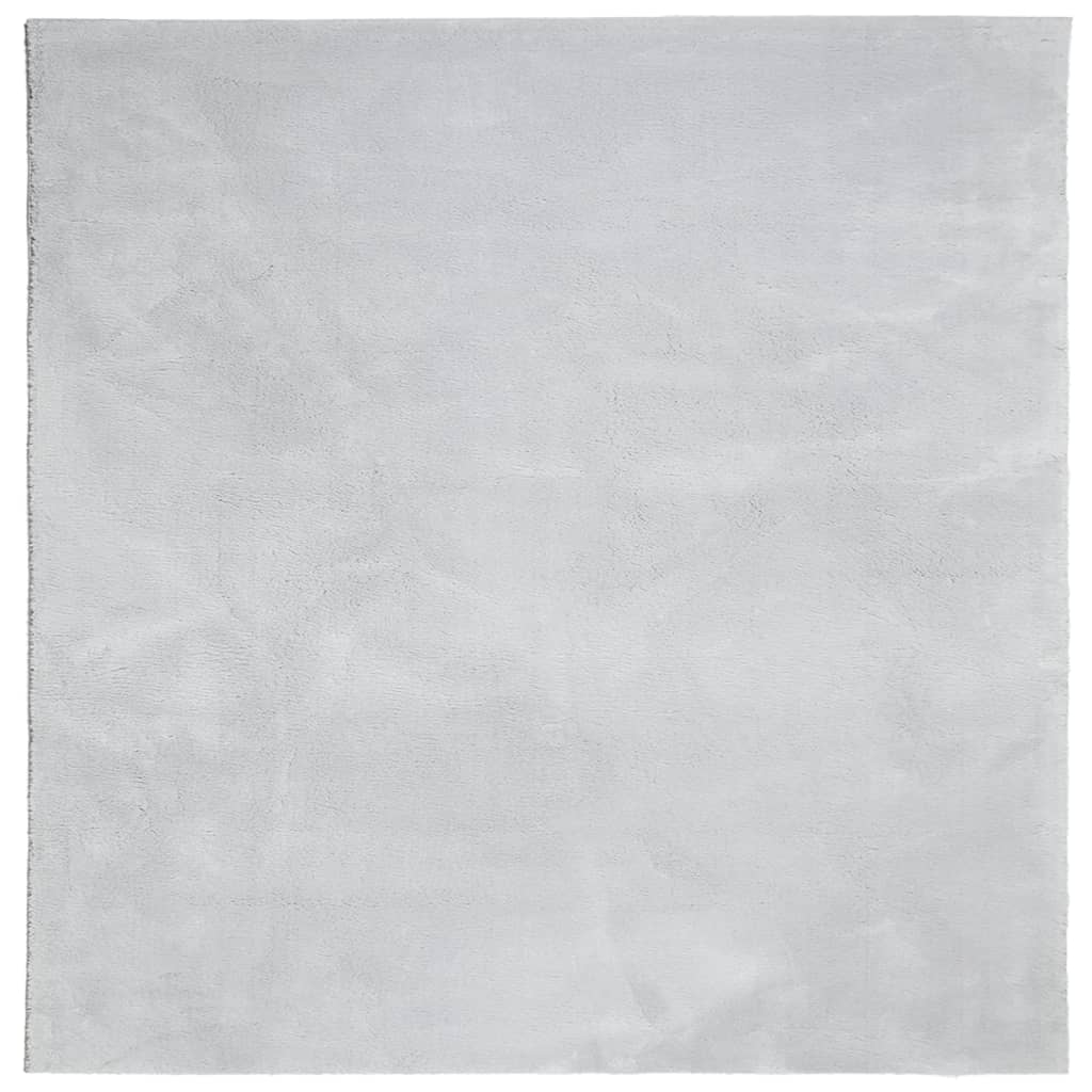 Teppich HUARTE Kurzflor Weich und Waschbar Anthrazit 60x110 cm