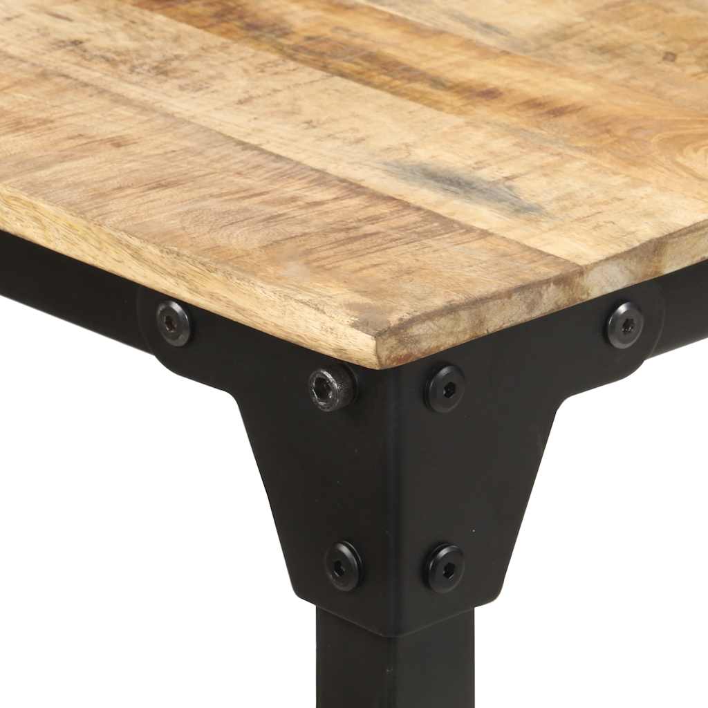 Esstisch 140x70x76 cm Raues Mangoholz