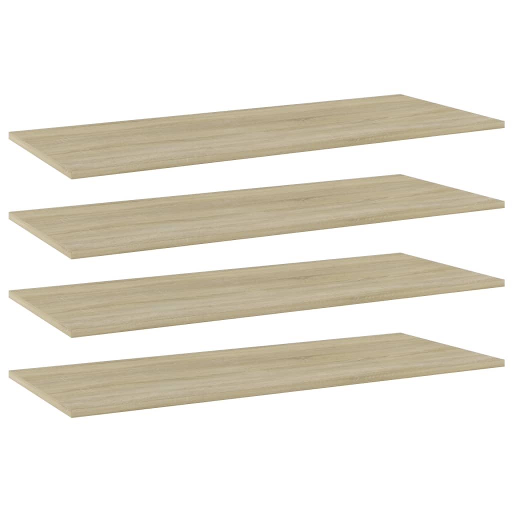 Bücherregal-Bretter 4 Stk. Weiß 40x10x1,5 cm Holzwerkstoff